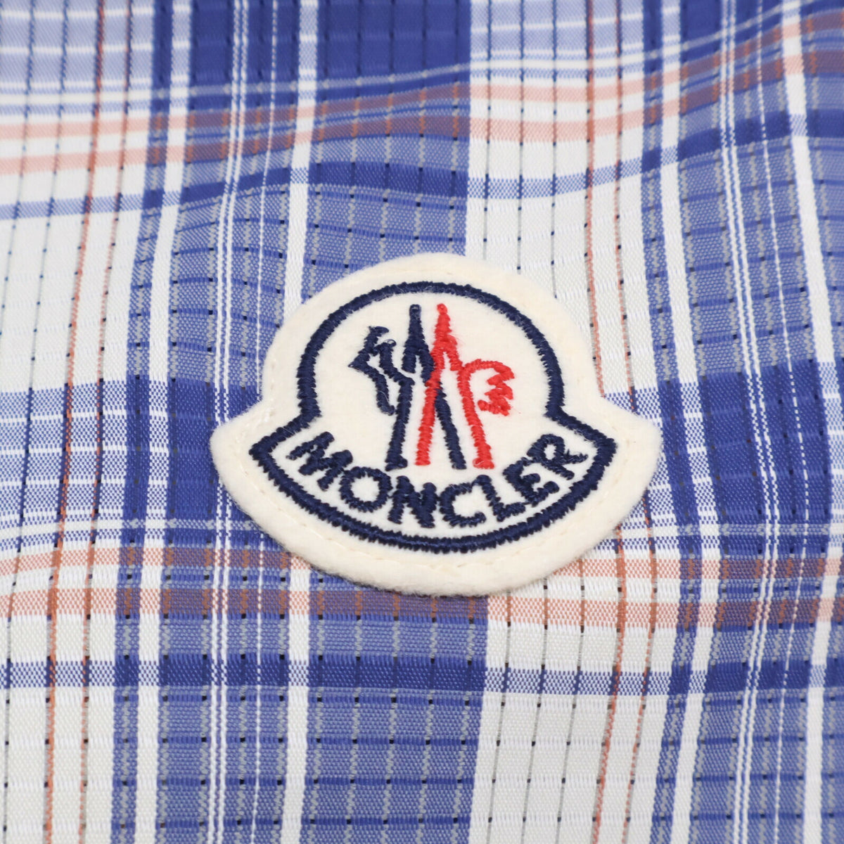 MONCLER NATISONE Check Zip Polyester Jacket Multi Size 3