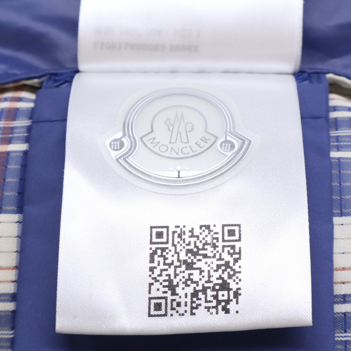 MONCLER NATISONE Check Zip Polyester Jacket Multi Size 3