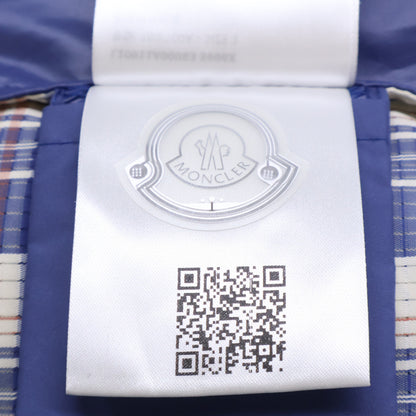 MONCLER NATISONE Check Zip Polyester Jacket Multi Size 3