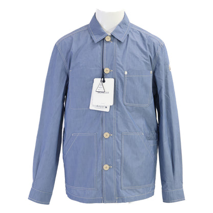 MONCLER 25AW Elorn Cotton Shirt Jacket Light Blue Size 1