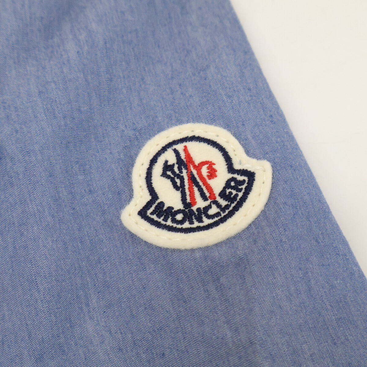 MONCLER 25AW Elorn Cotton Shirt Jacket Light Blue Size 1