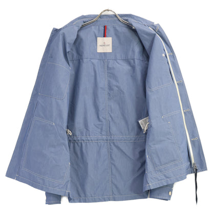 MONCLER 25AW Elorn Cotton Shirt Jacket Light Blue Size 1
