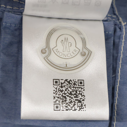 MONCLER 25AW Elorn Cotton Shirt Jacket Light Blue Size 1