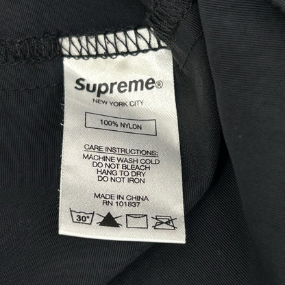 Supreme 18AW Warm Up Nylon Pants Black Size M