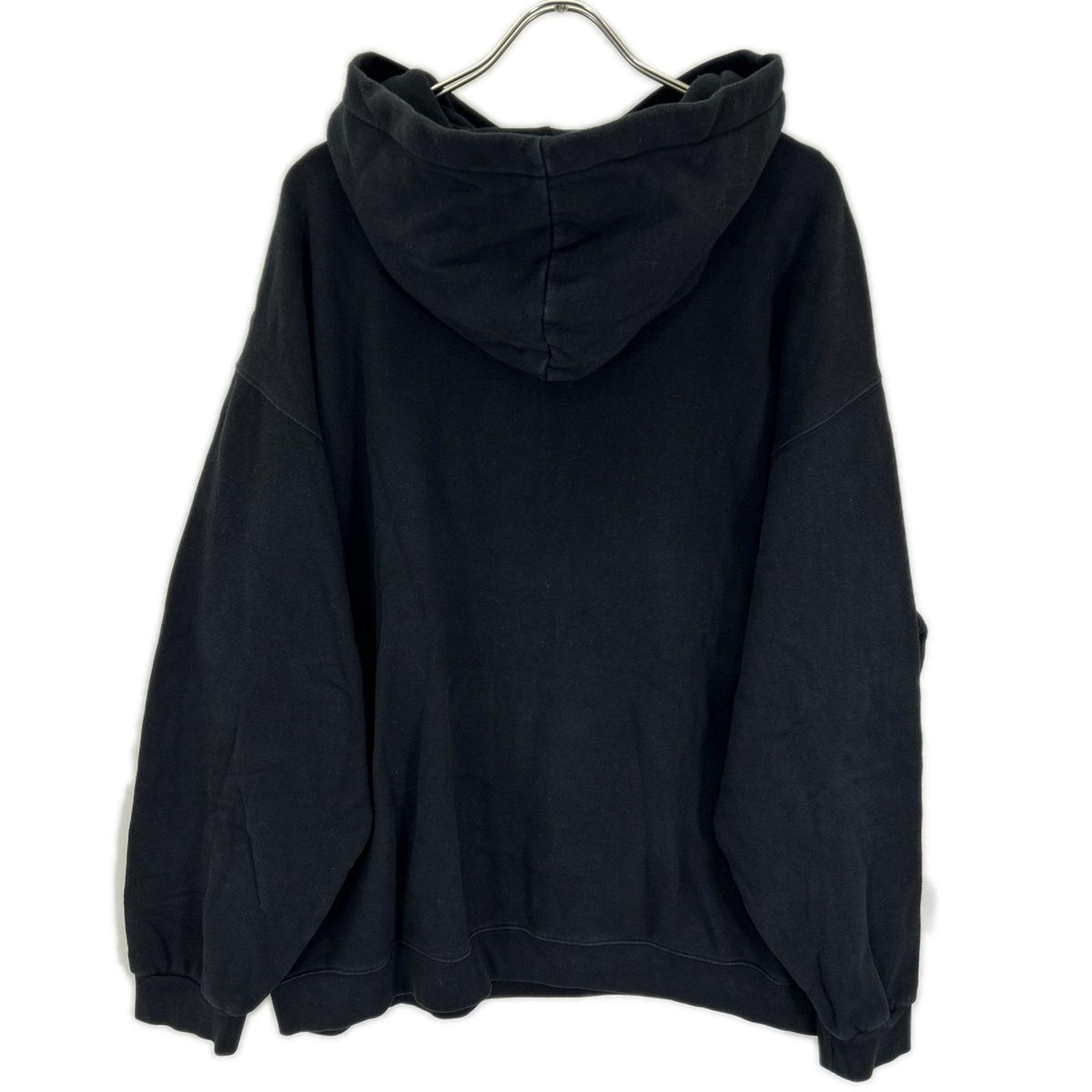 BALENCIAGA 21 BB Pixel Logo Hoodie Black Size XL