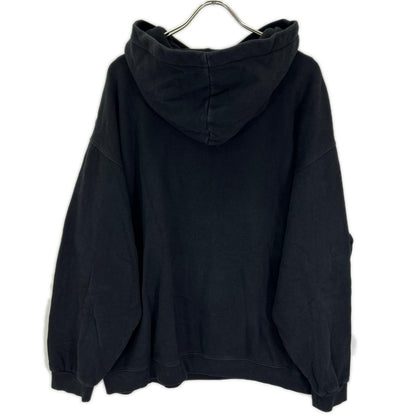 BALENCIAGA 21 BB Pixel Logo Hoodie Black Size XL