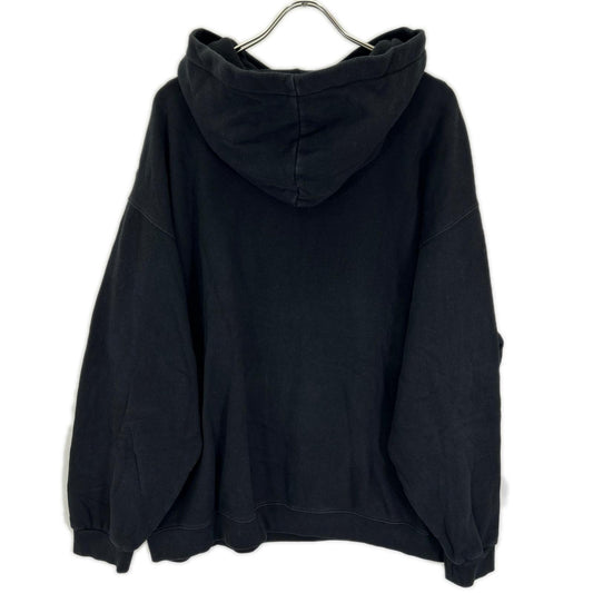 BALENCIAGA 21 BB Pixel Logo Hoodie Black Size XL