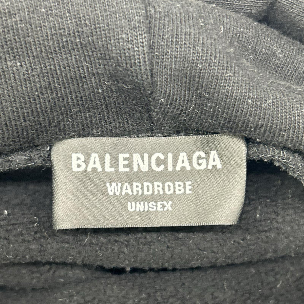 BALENCIAGA 21 BB Pixel Logo Hoodie Black Size XL