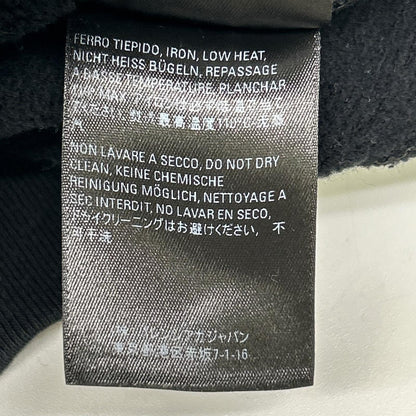 BALENCIAGA 21 BB Pixel Logo Hoodie Black Size XL