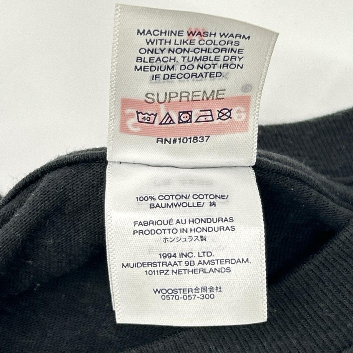Supreme 25AW Black SNOWMAN Tee Size M