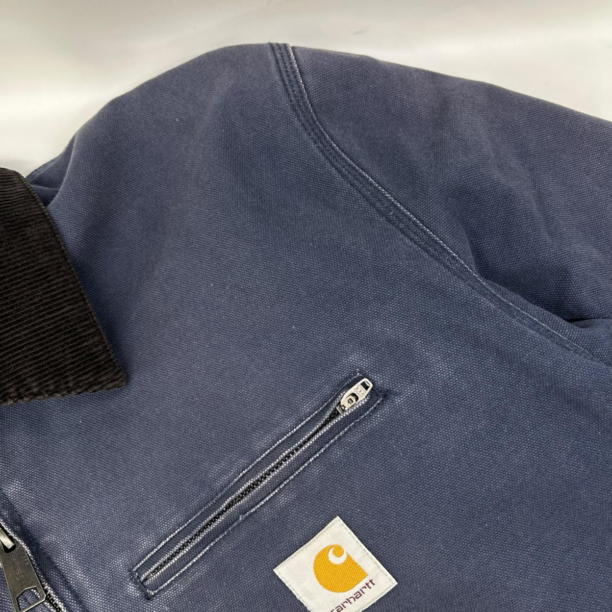Carhartt Detroit Jacket Navy Cotton Size XL