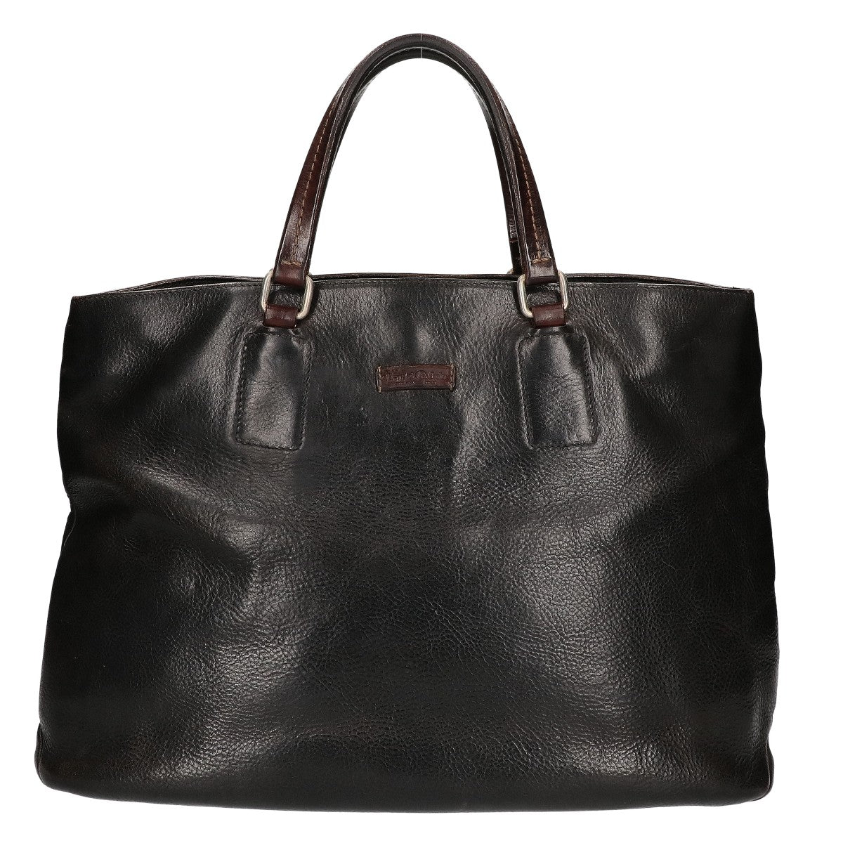 Daniel&Bob Black Leather Tote Bag