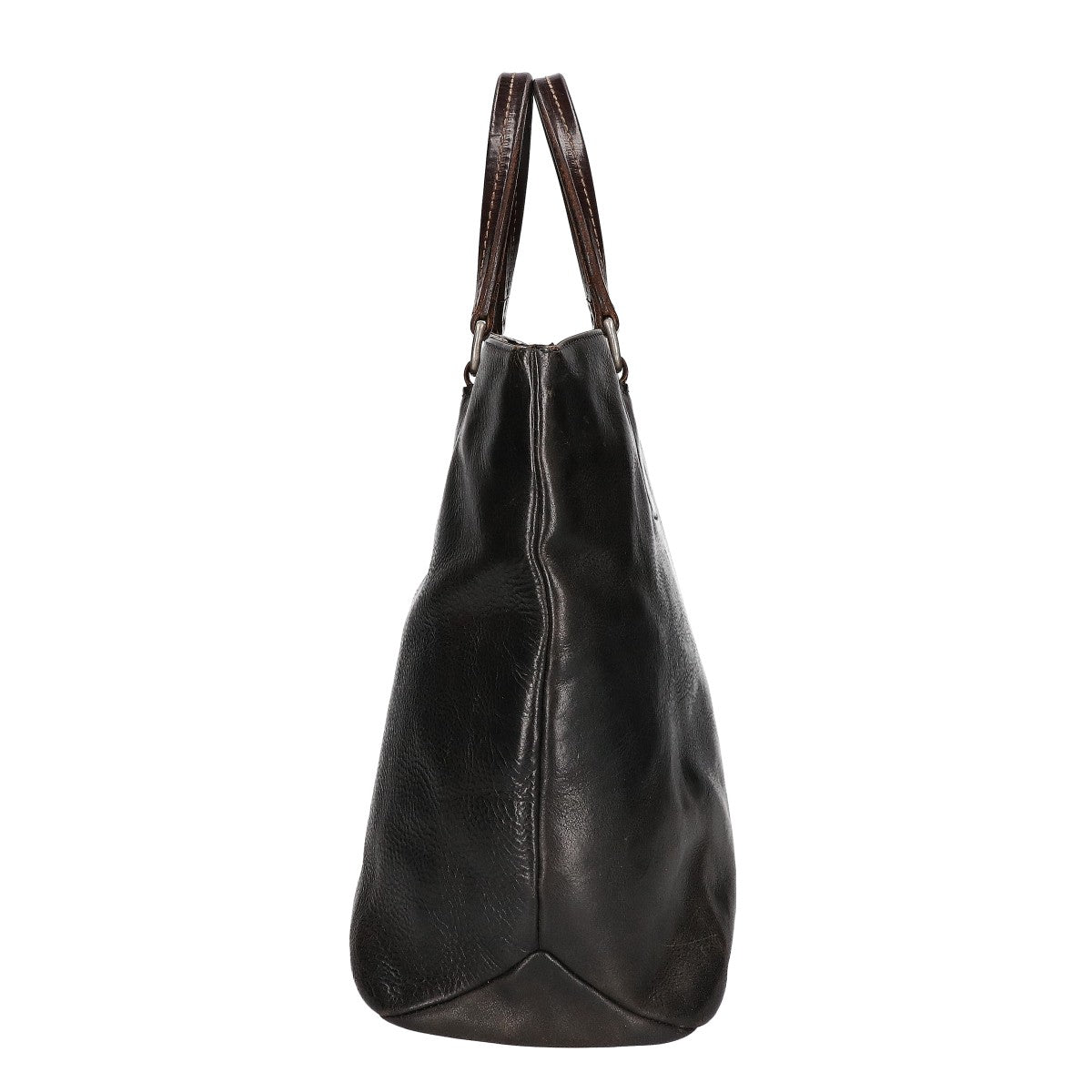 Daniel&Bob Black Leather Tote Bag