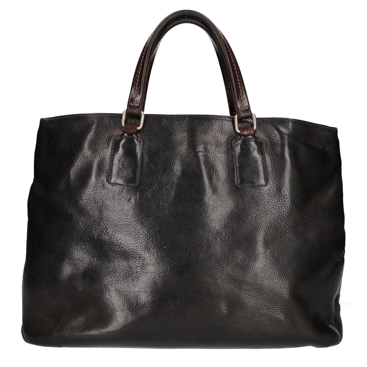 Daniel&Bob Black Leather Tote Bag