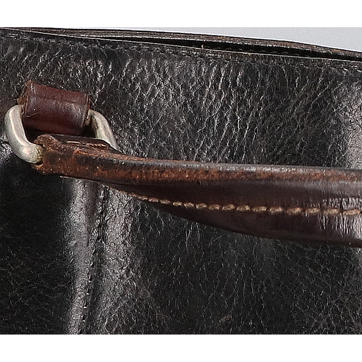 Daniel&Bob Black Leather Tote Bag