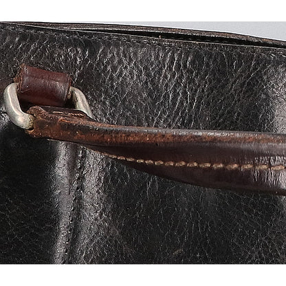 Daniel&Bob Black Leather Tote Bag