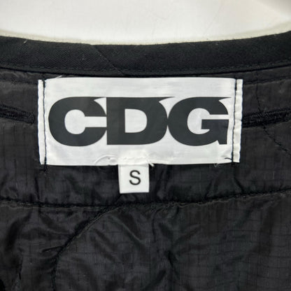 CDG x Alpha Industries Black Nylon Quilted Jacket Size S
