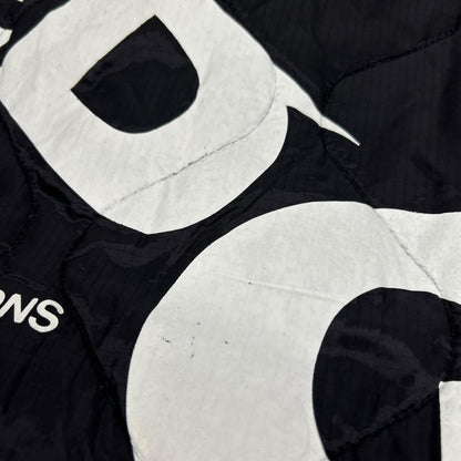 CDG x Alpha Industries Black Nylon Quilted Jacket Size S