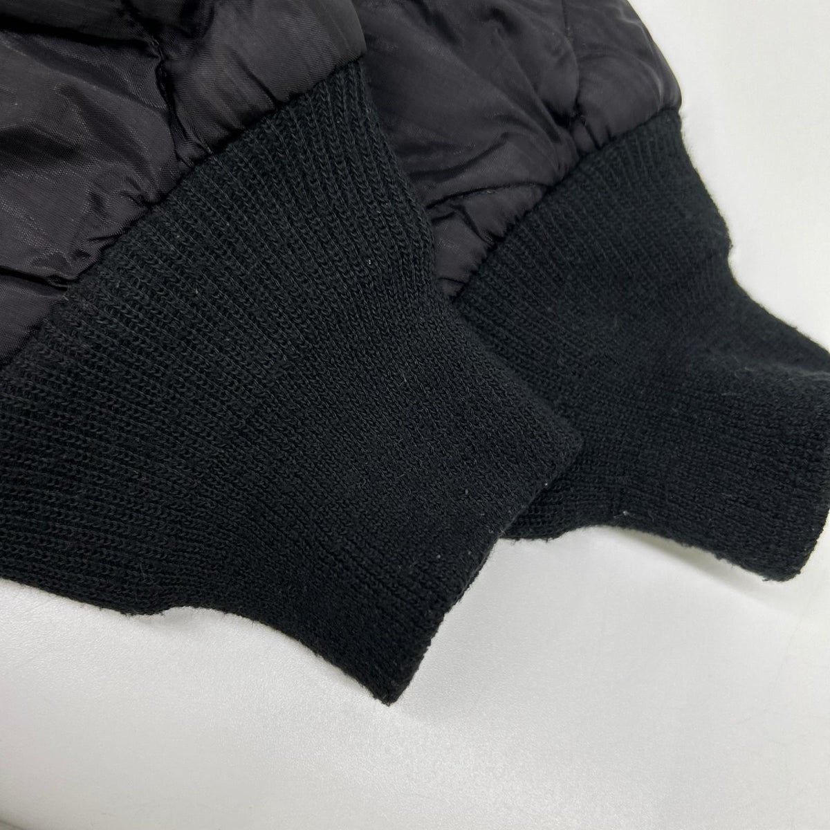 CDG x Alpha Industries Black Nylon Quilted Jacket Size S