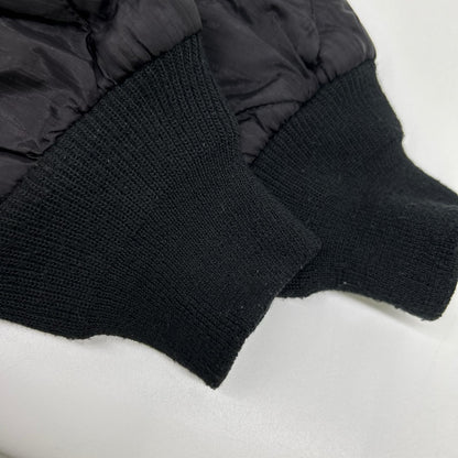 CDG x Alpha Industries Black Nylon Quilted Jacket Size S