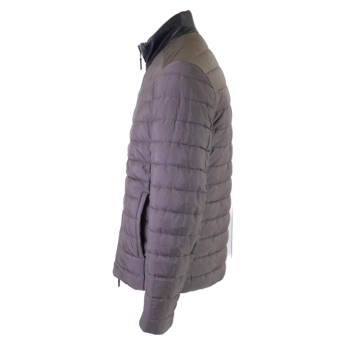 ALTACRUNA Lamb Leather Reversible Jacket Black Size 44