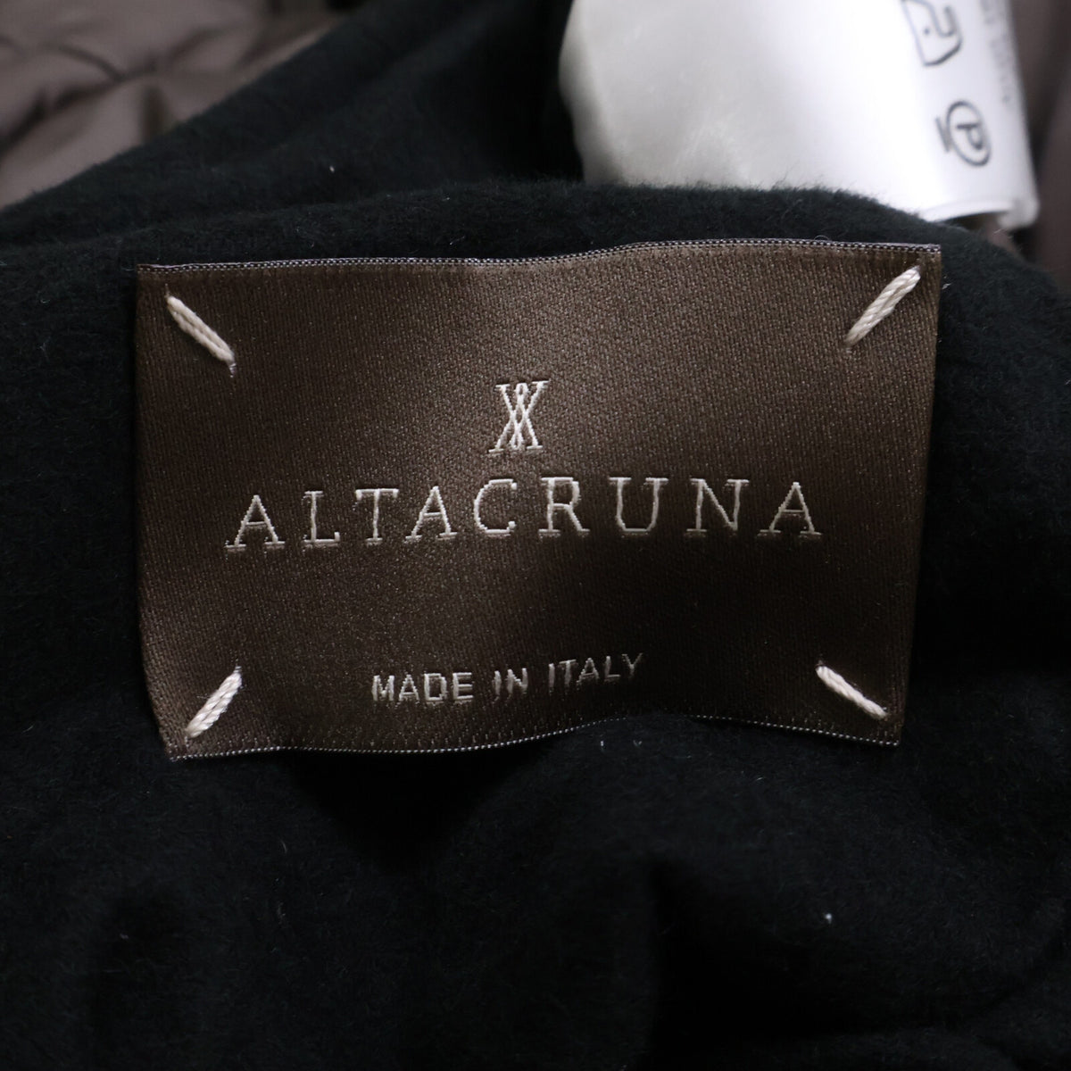 ALTACRUNA Lamb Leather Reversible Jacket Black Size 44