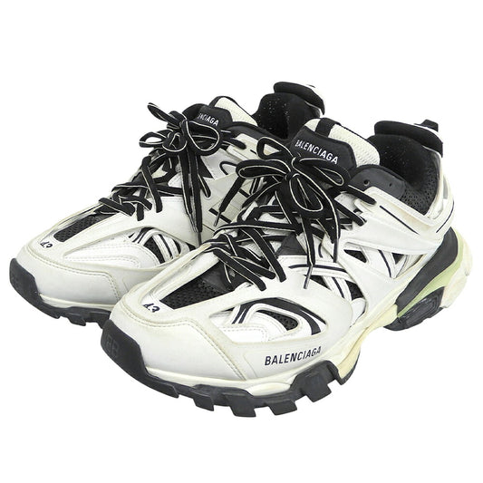 BALENCIAGA Track Mesh Sneakers White/Black Size UK 9