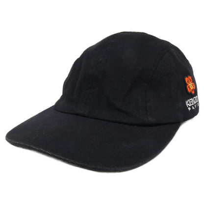 KENZO Boke Flower Logo Embroidered Cap Black