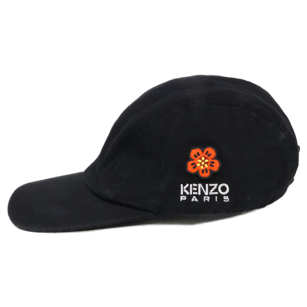 KENZO Boke Flower Logo Embroidered Cap Black