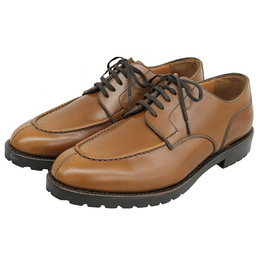 RAYMAR Zach U-Tip Leather Shoes Brown Size 7