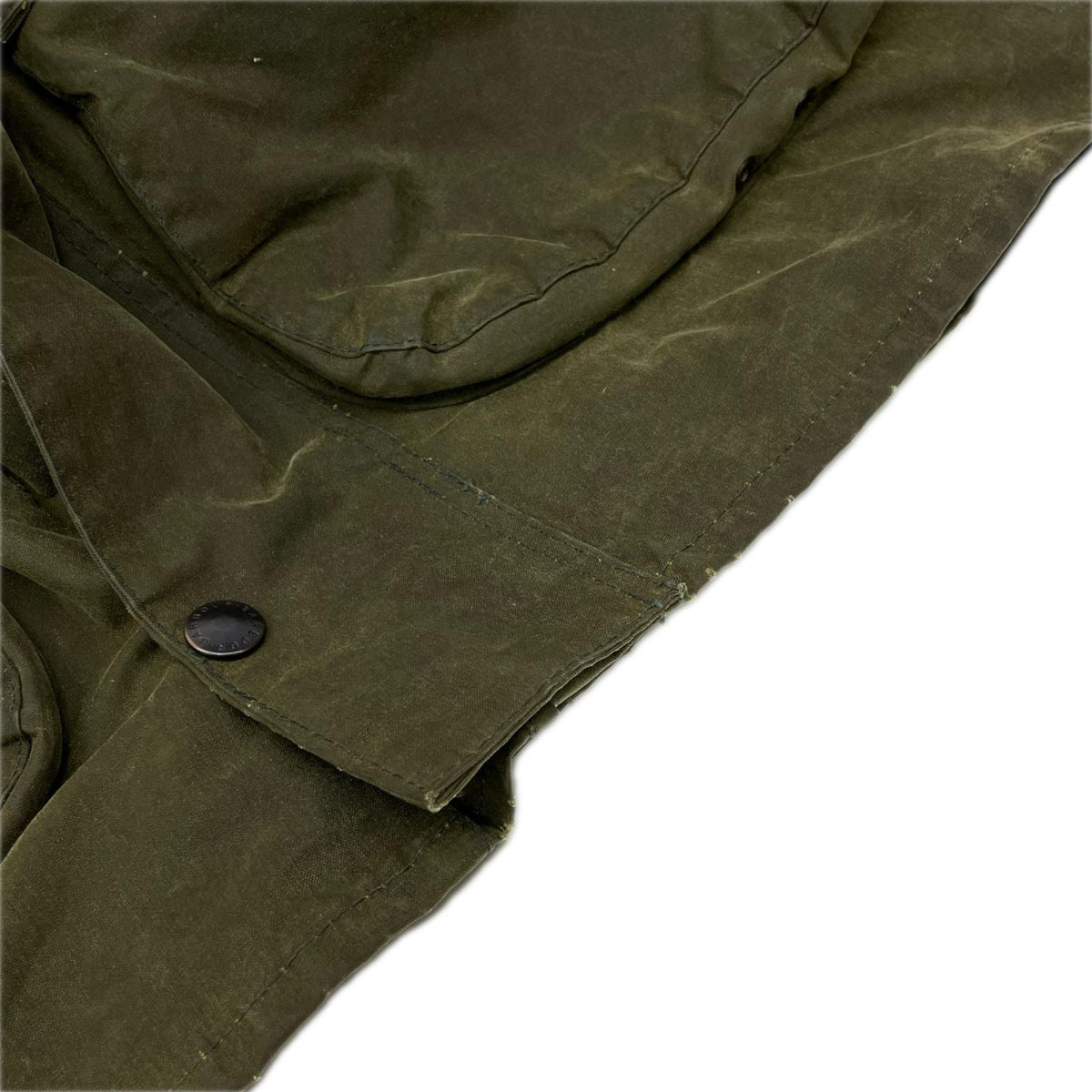 Barbour 80s 2-Warrant Northumbria Oiled Coat Size 38
