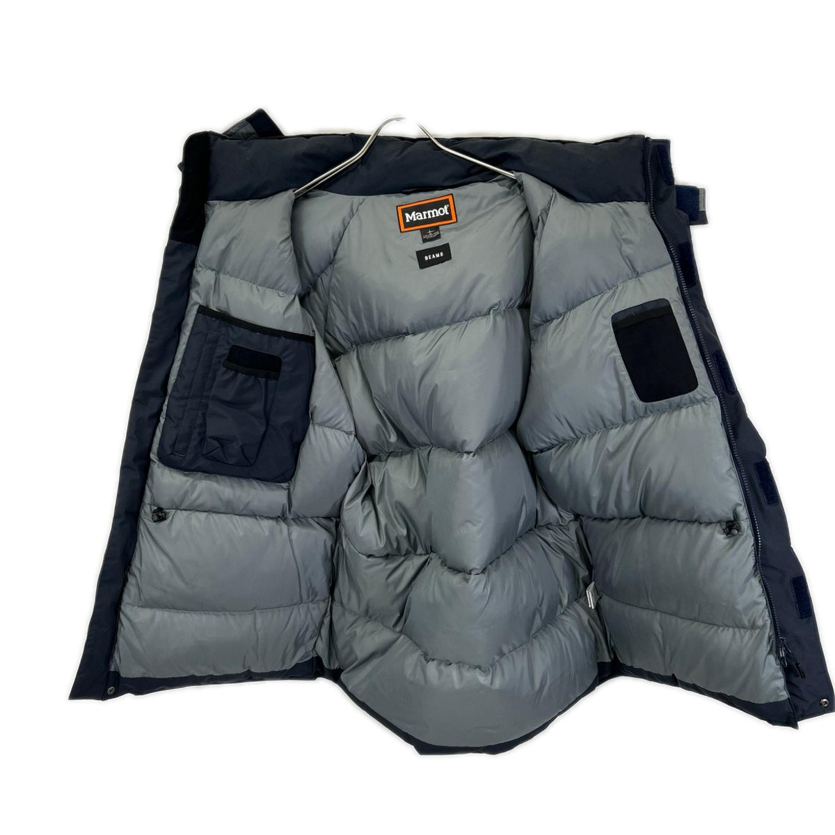 BEAMS TSFMD x Marmot x BEAMS Mammoth Down Parka Jacket Navy Size L