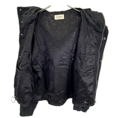 MARKAWARE Black Silk Short Rain Jacket Size 2