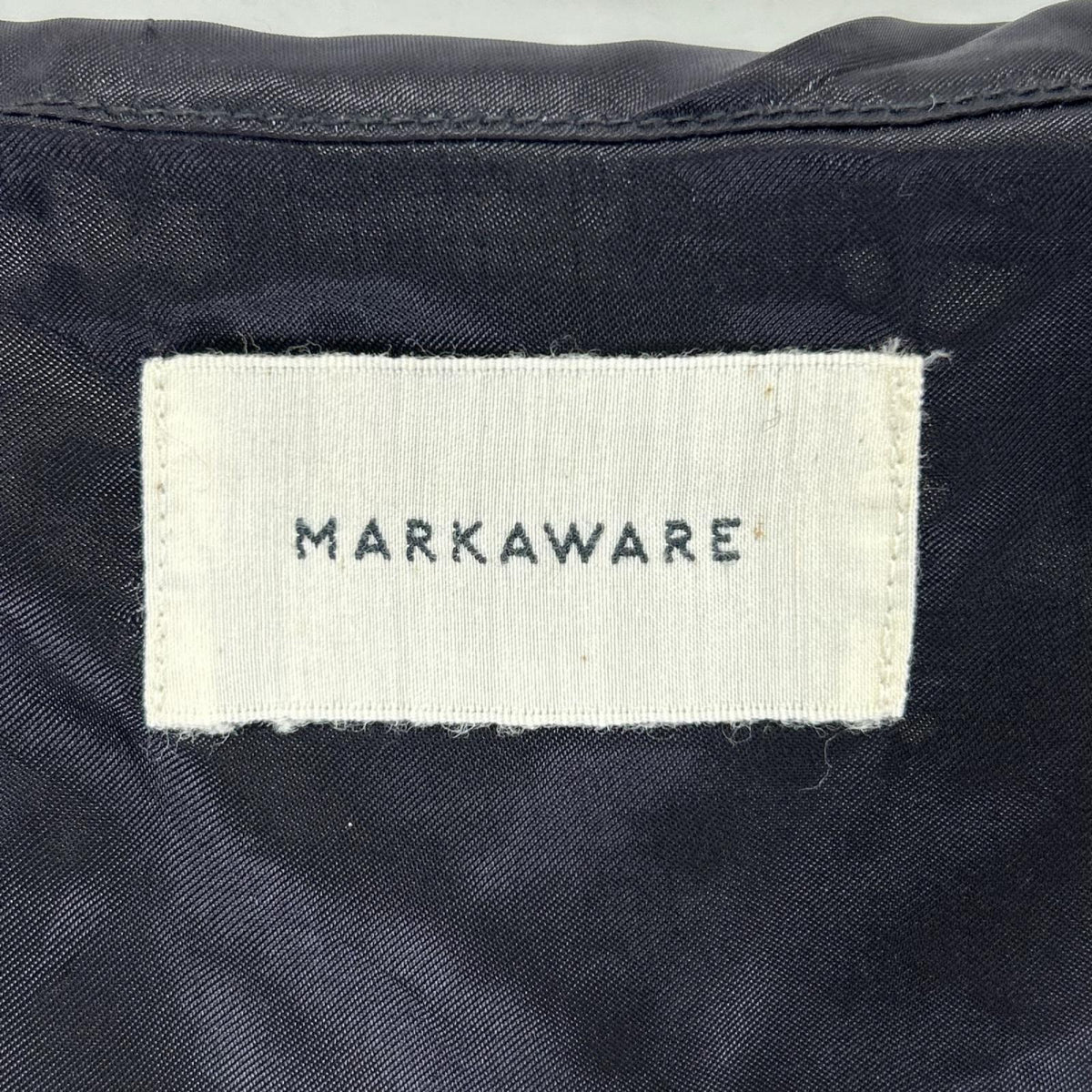 MARKAWARE Black Silk Short Rain Jacket Size 2