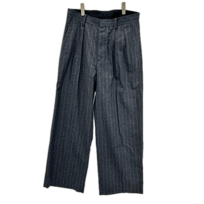 NIKKI ESSENTIAL PIECES Gray Chalk Stripe Trousers Size 4