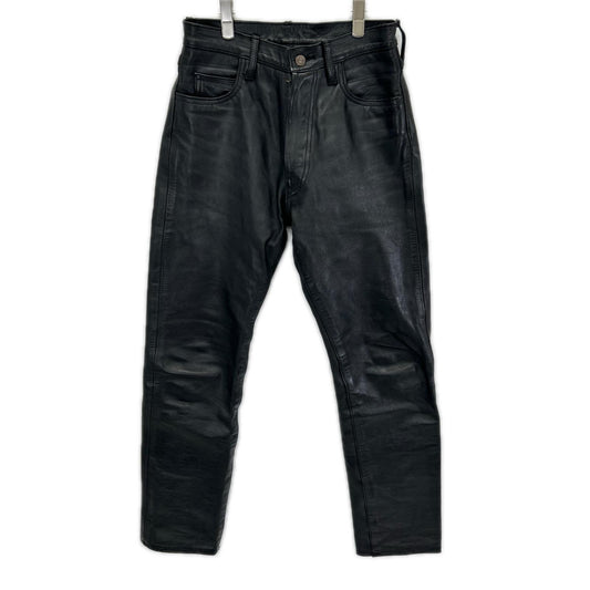 AERO LEATHER Black Horsehide Leather Pants Size 30