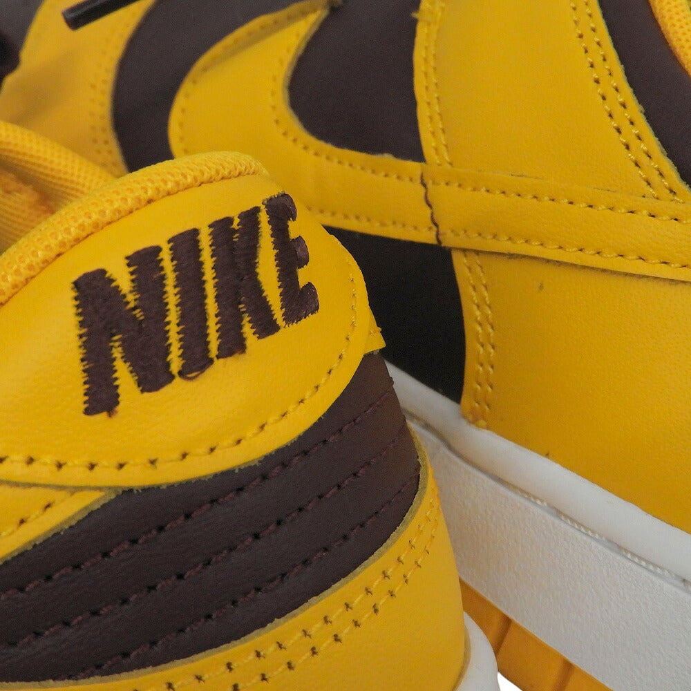 NIKE Dunk Low Retro Sneakers Yellow/Burgundy Size US 10.5
