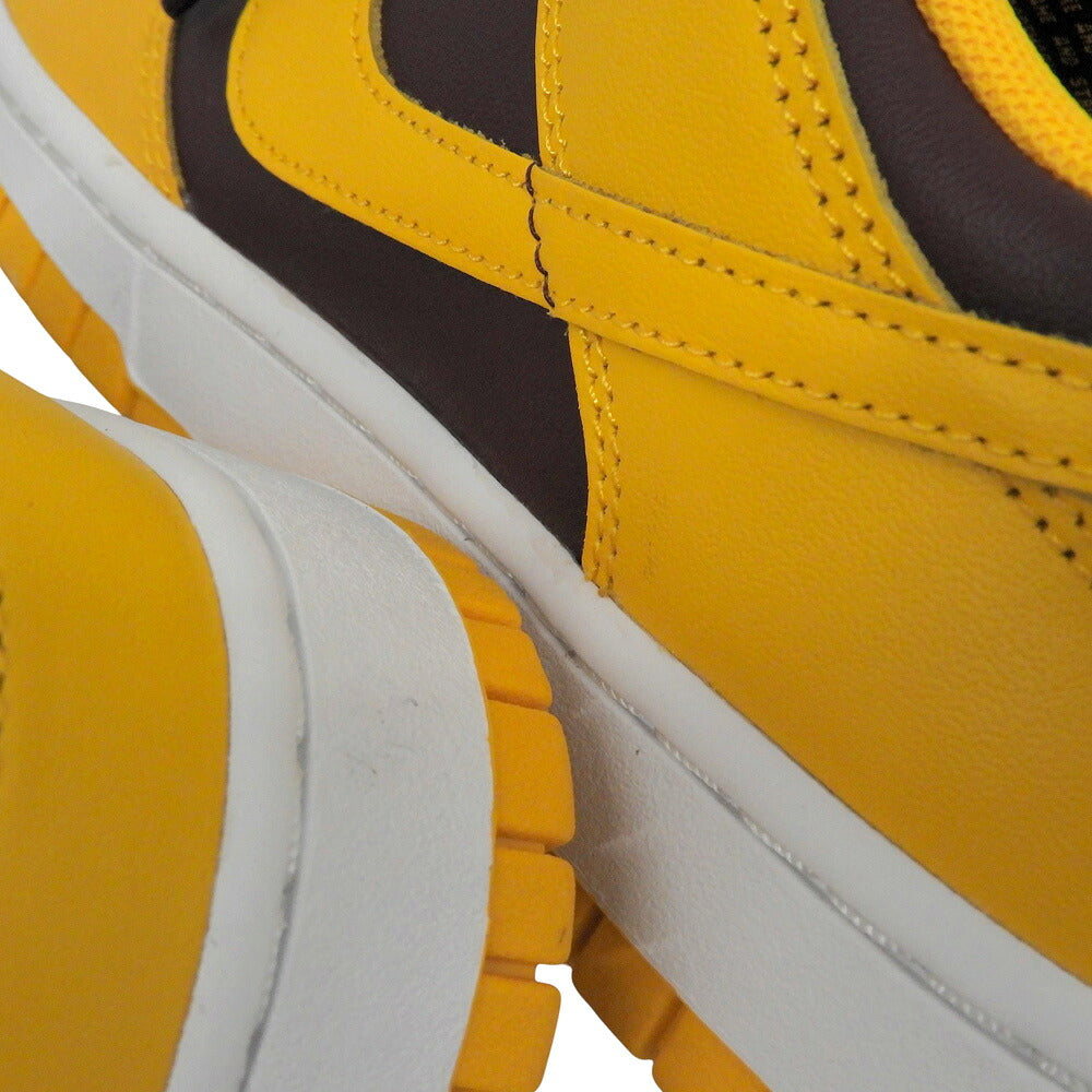 NIKE Dunk Low Retro Sneakers Yellow/Burgundy Size US 10.5