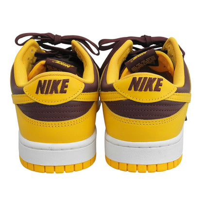NIKE Dunk Low Retro Sneakers Yellow/Burgundy Size US 10.5
