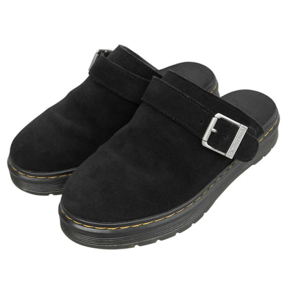 Dr.Martens Brookline Black Suede Mule Sandals Size UK 6