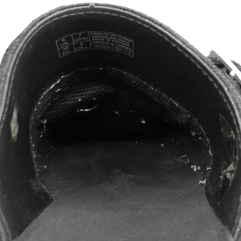 Dr.Martens Brookline Black Suede Mule Sandals Size UK 6