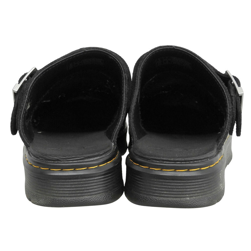 Dr.Martens Brookline Black Suede Mule Sandals Size UK 6