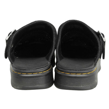 Dr.Martens Brookline Black Suede Mule Sandals Size UK 6