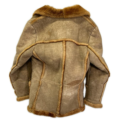 ARDNEY Shearling Boa Jacket Brown Size 40