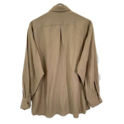MARKAWARE Organic Cotton Tent Long Shirt Brown Size 1