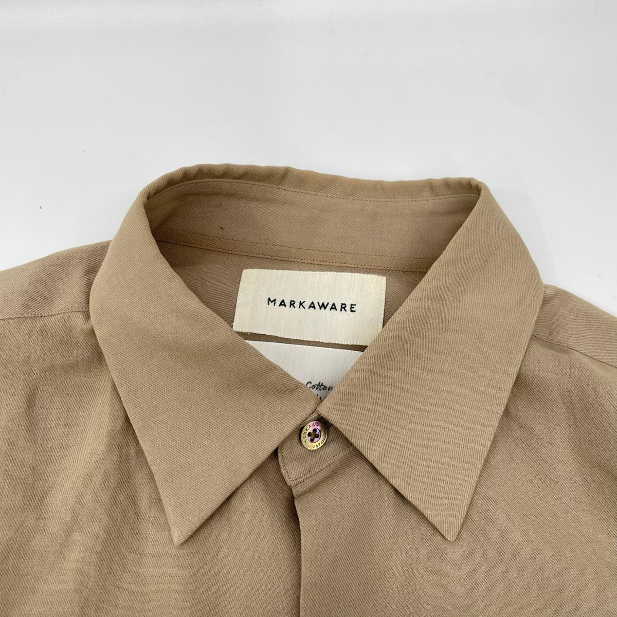 MARKAWARE Organic Cotton Tent Long Shirt Brown Size 1