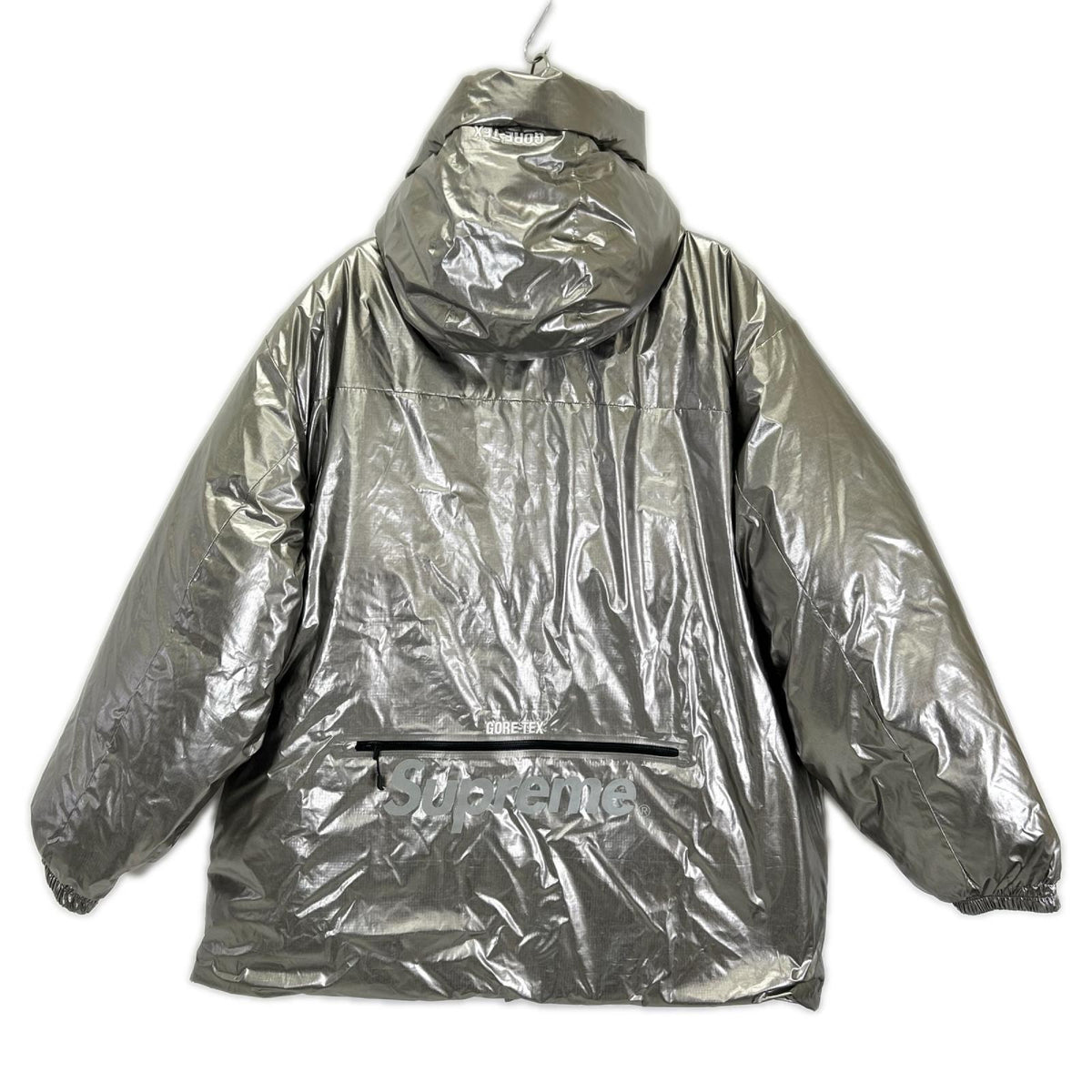 Supreme 22AW GORE-TEX 700 Fill Down Parka Silver Jacket Size XK
