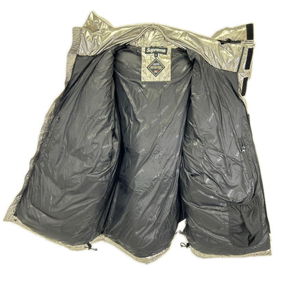 Supreme 22AW GORE-TEX 700 Fill Down Parka Silver Jacket Size XK