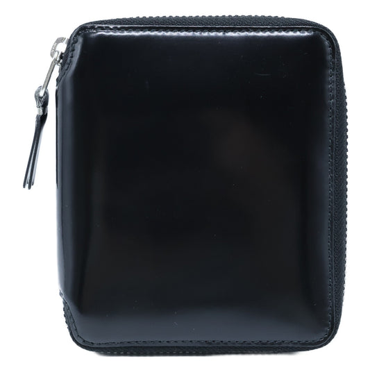 COMMEdesGARCONS SA 2100MI Mirror Inside Leather Wallet Black