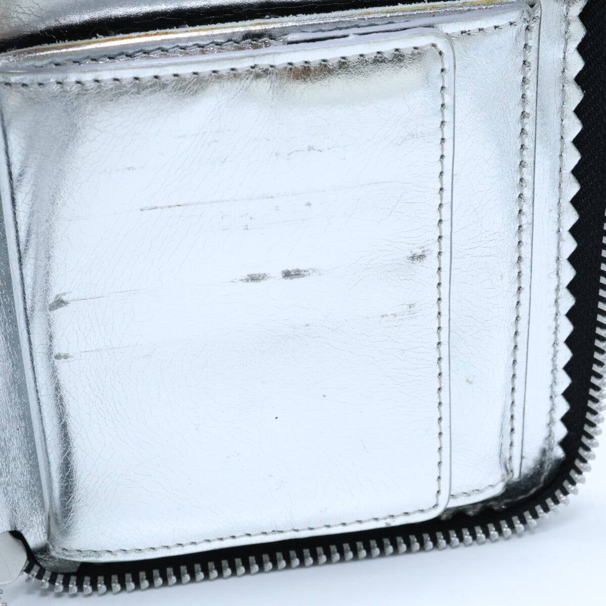 COMMEdesGARCONS SA 2100MI Mirror Inside Leather Wallet Black